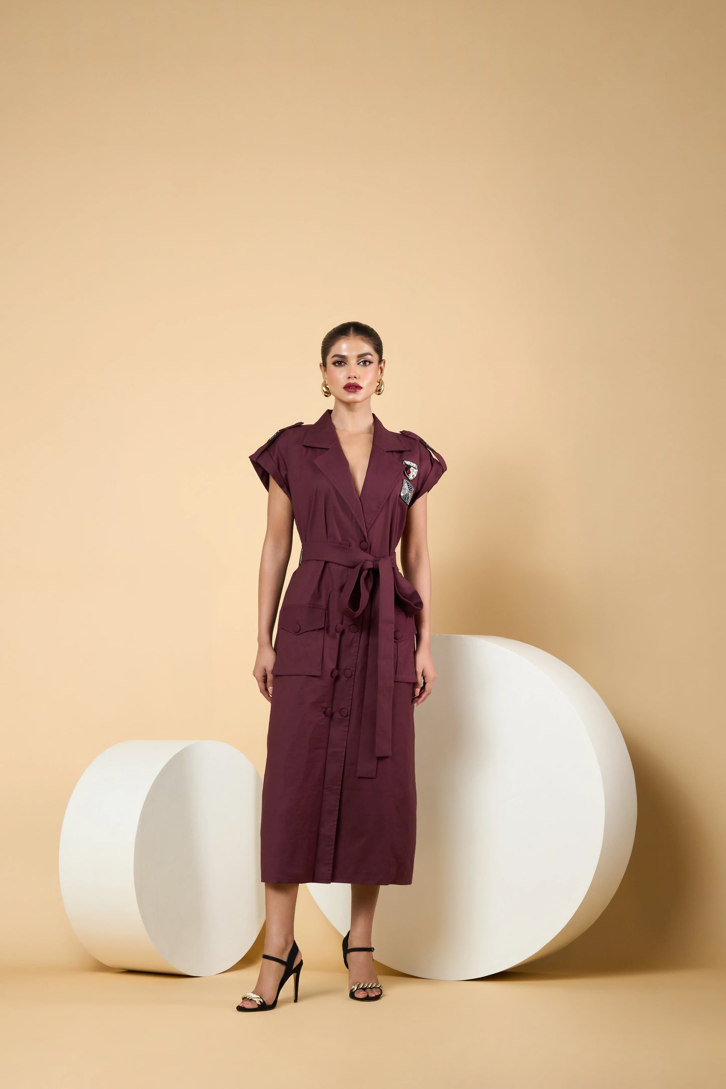 Burgundy Dress