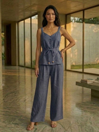 Mauve Camisole & Pant Set
