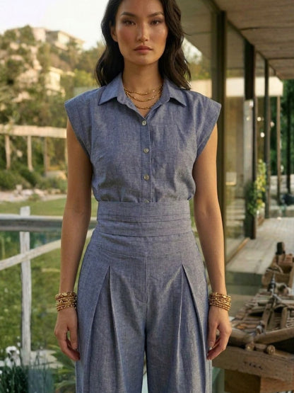 Mauve Shirt & Pant Set