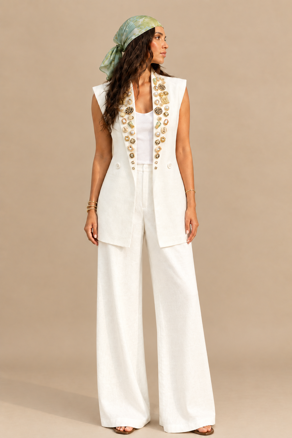 Ivory Heritage Embellished Jacket
