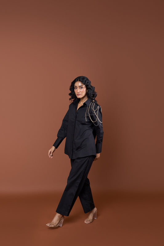 Oversized Black Co-ord set