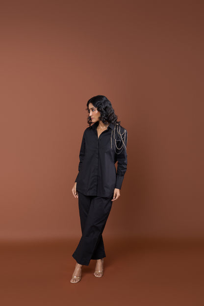 Oversized Black Co-ord set