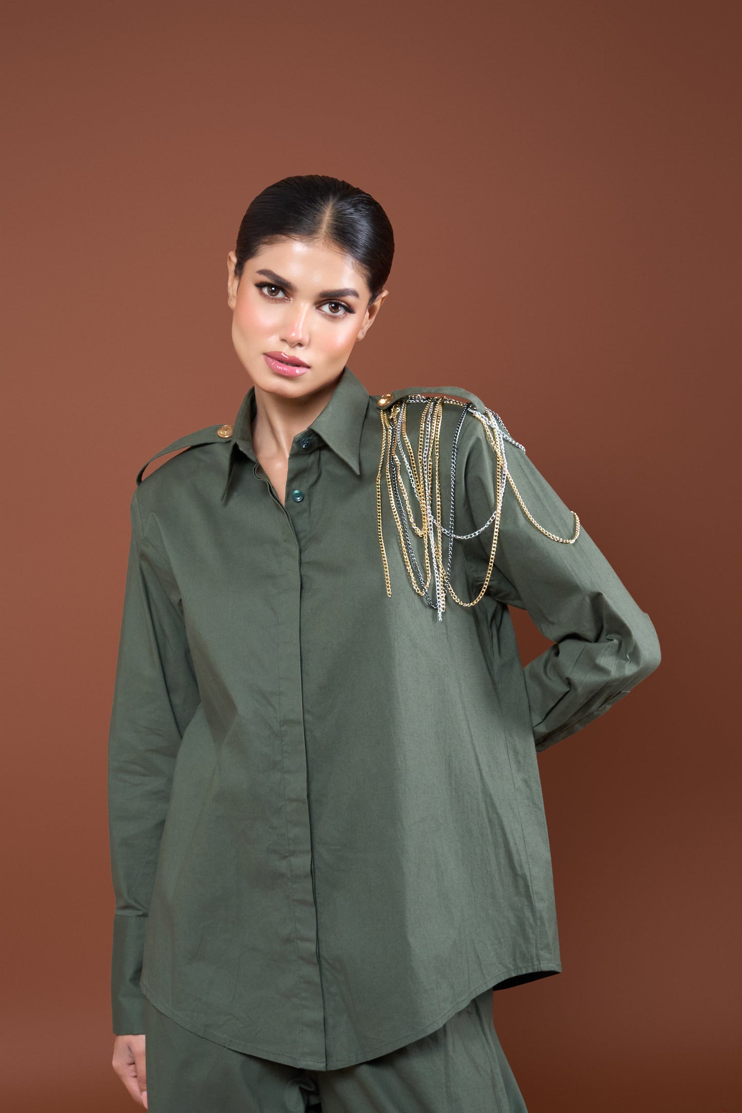 Oversized Green Co-ord set