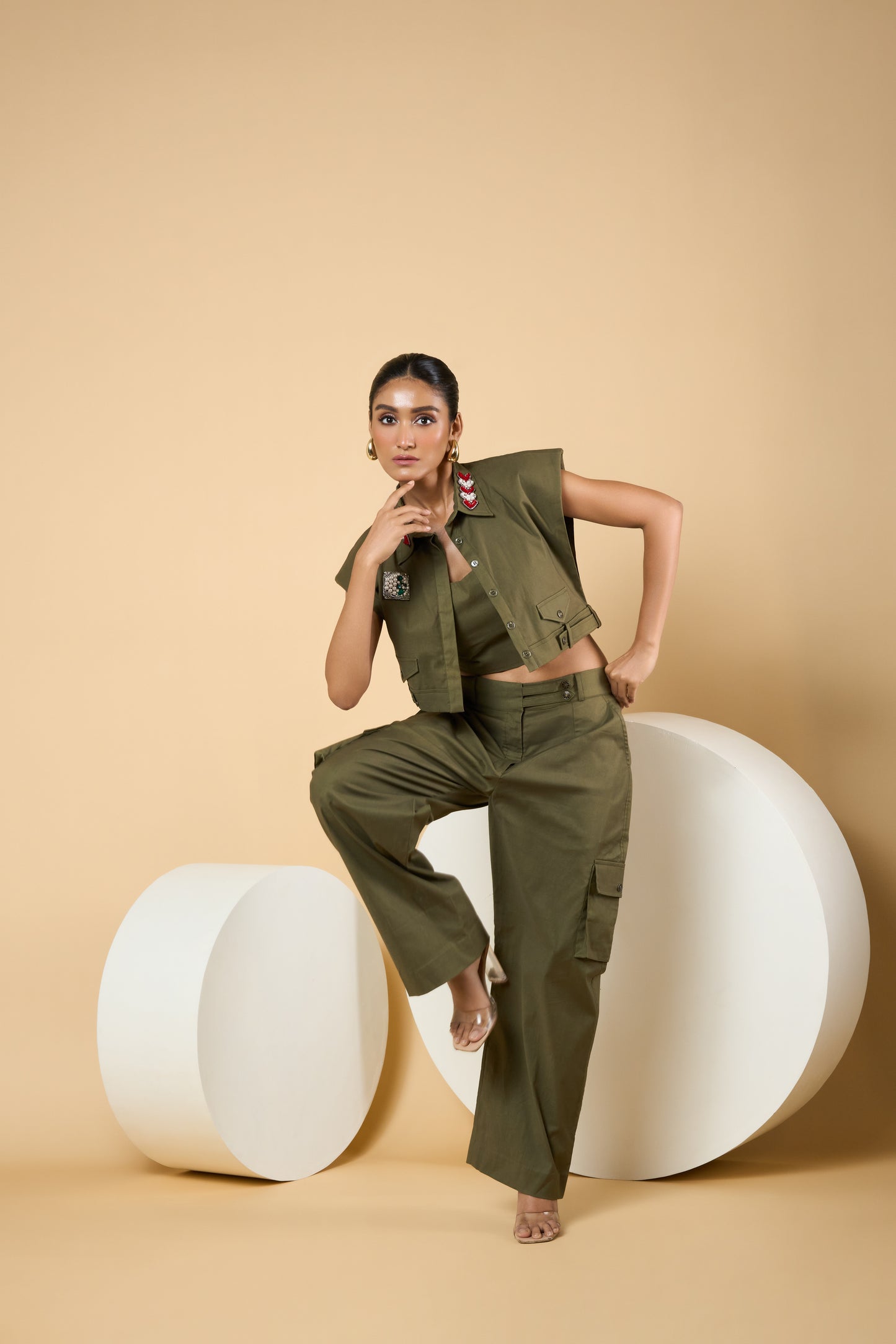 Green Jacket Co-ord