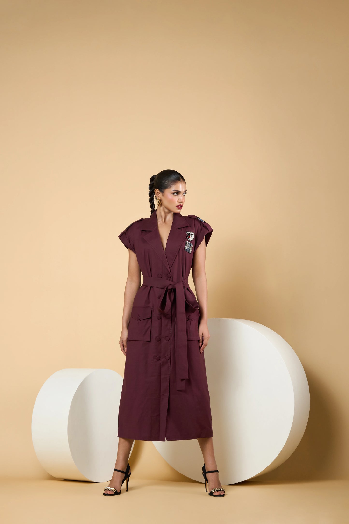 Burgundy Dress