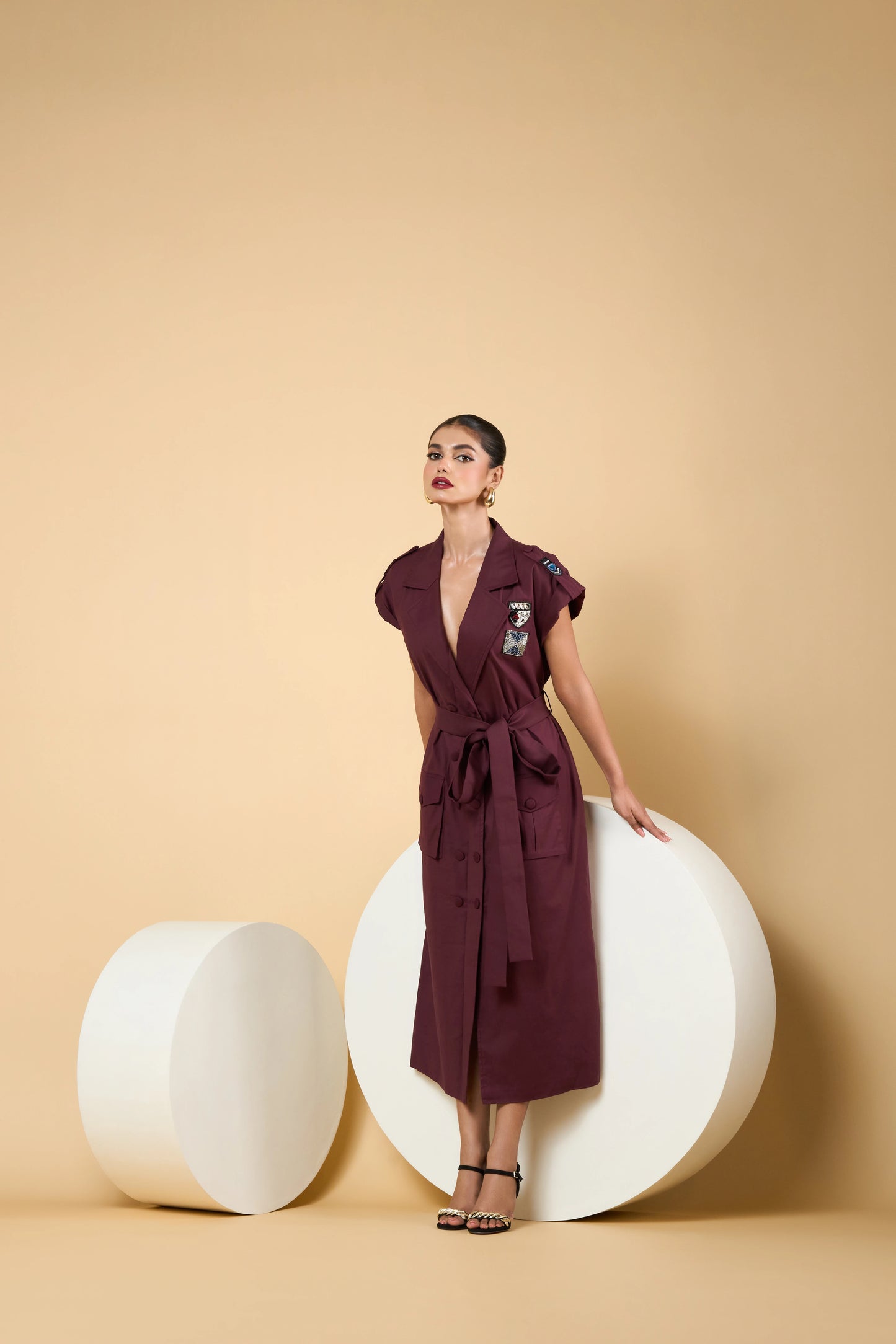 Burgundy Dress