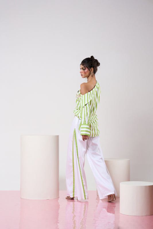 Striped Green Top