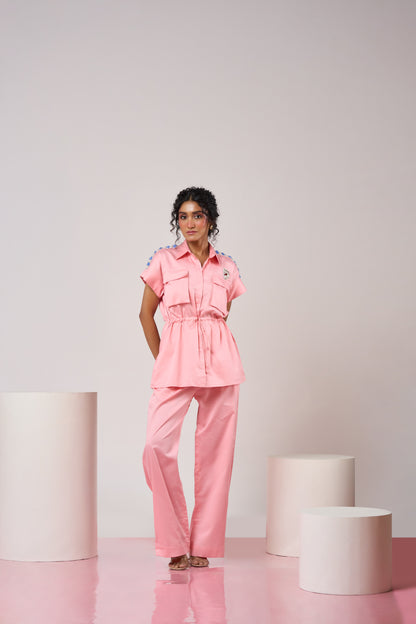 Embellished Pink Co-ord Set