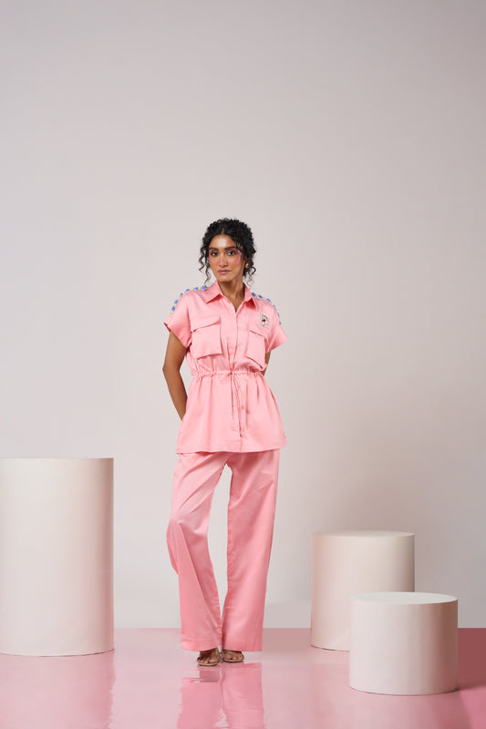 Embellished Pink Co-ord Set