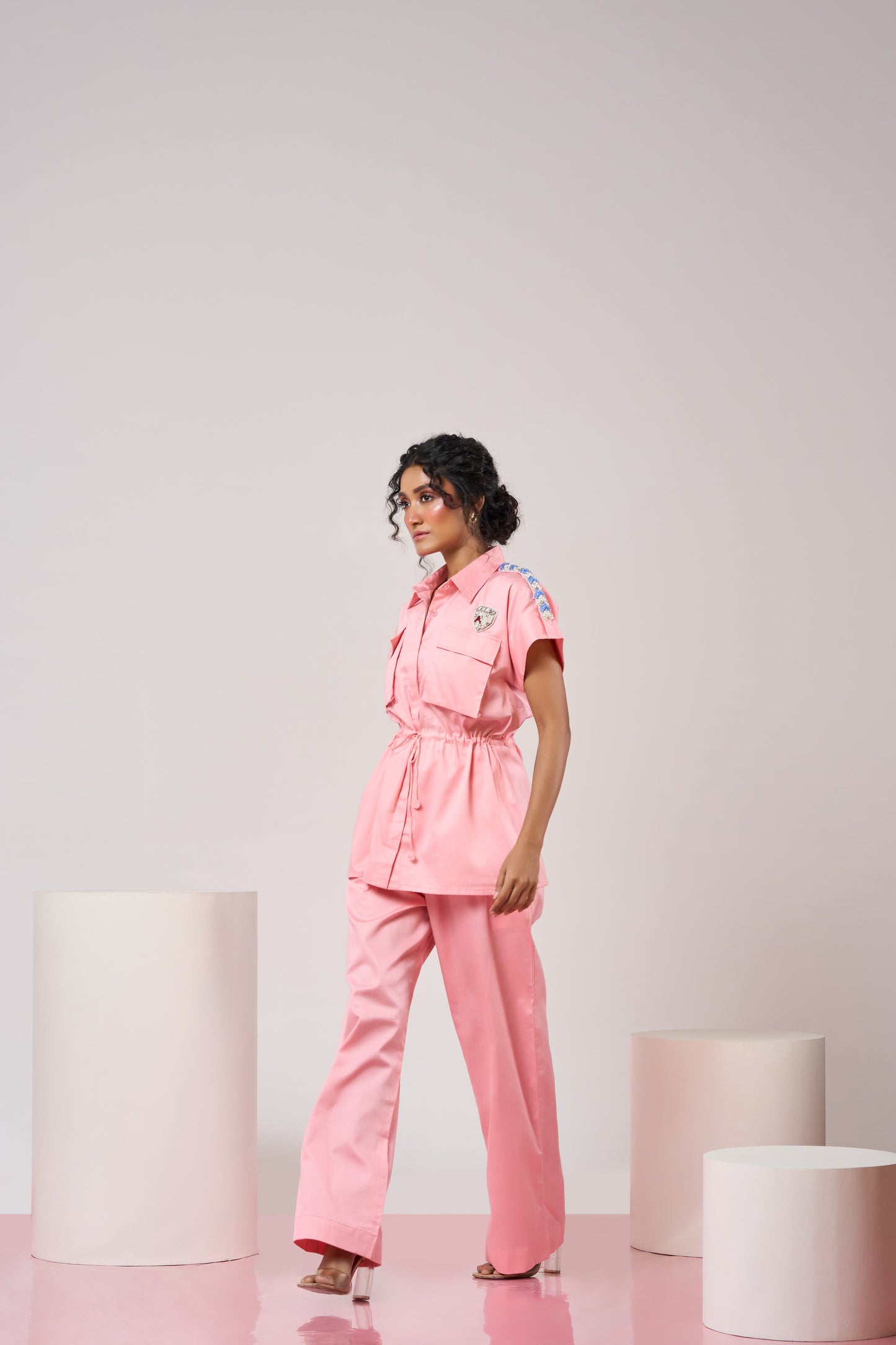 Embellished Pink Co-ord Set
